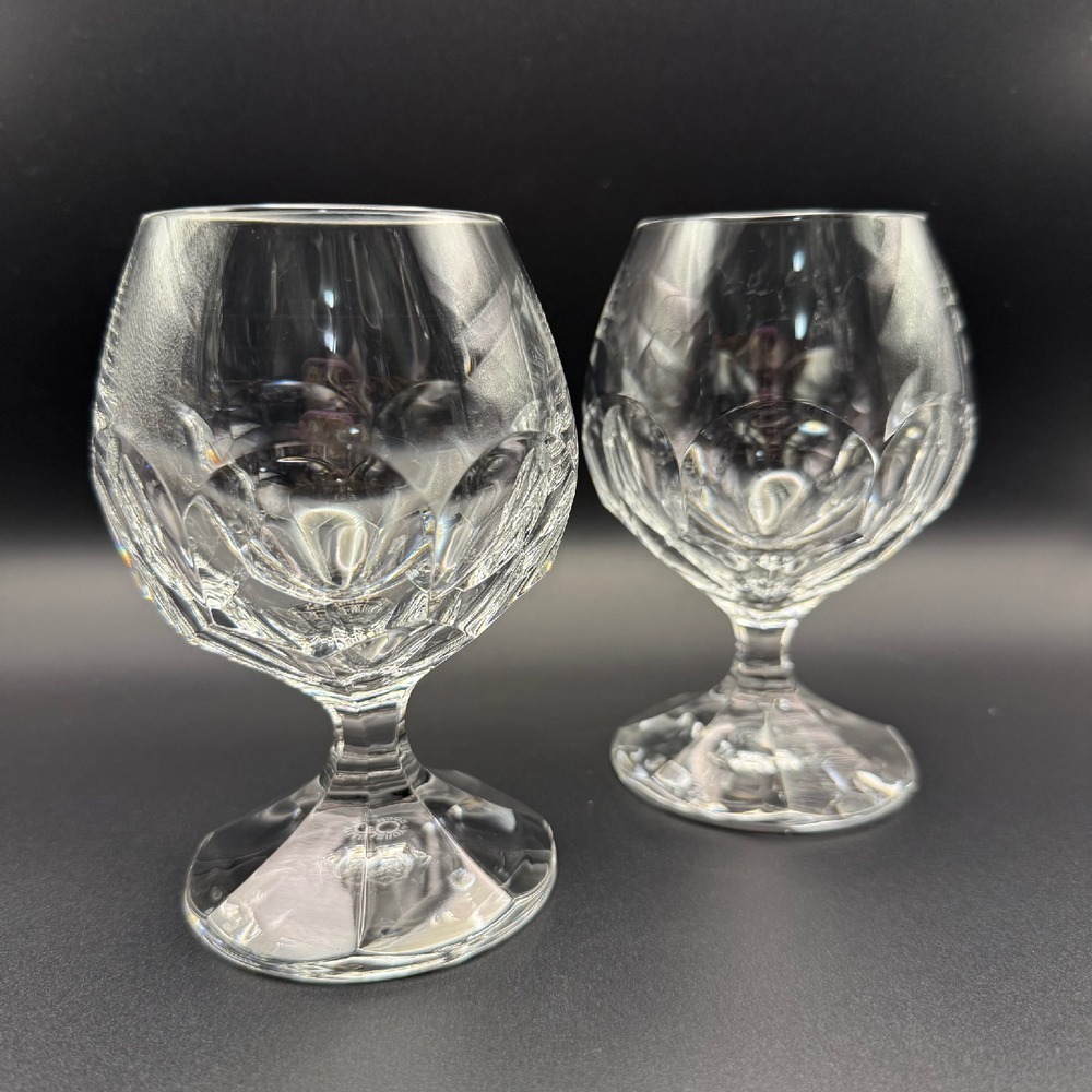 Rare Vintage Villeroy & Boch Crystal Cognac‎ Glasses